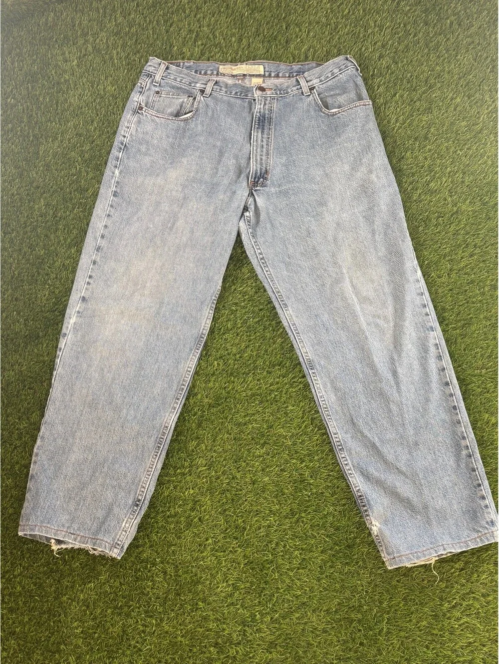 Abercrombie & Fitch Men's Light Wash Denim Jeans 38x32